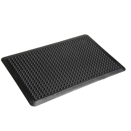 Crown Matting Technologies Antifatigue Mat, 47" L x 35" W, 1/2" Thickness, SBR Rubber, Black YF SE34BK